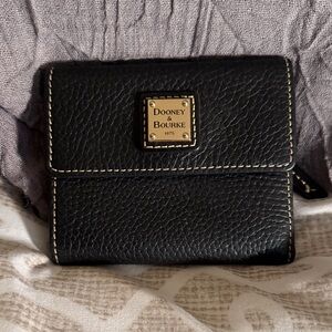 Dooney & Bourke Black Textured Wallet